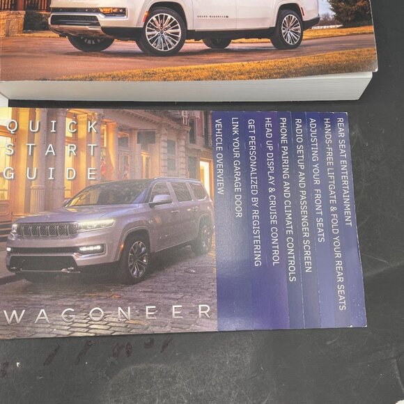2023 Jeep Grand Wagoneer Wagoneer Owners Manual Quick Reference Supplemental - Picture 5 of 10